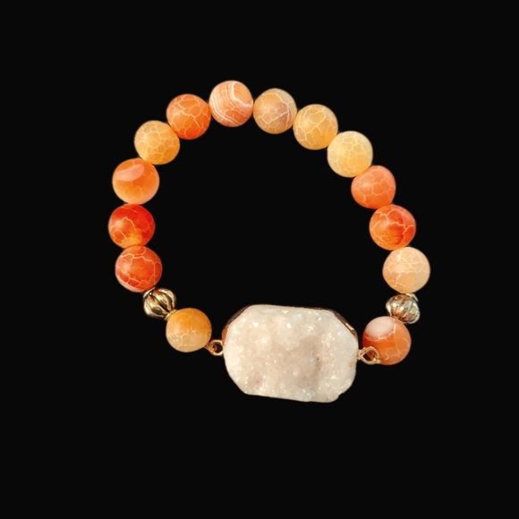 Carnelian Stone Bracelet - Picture 1 of 2